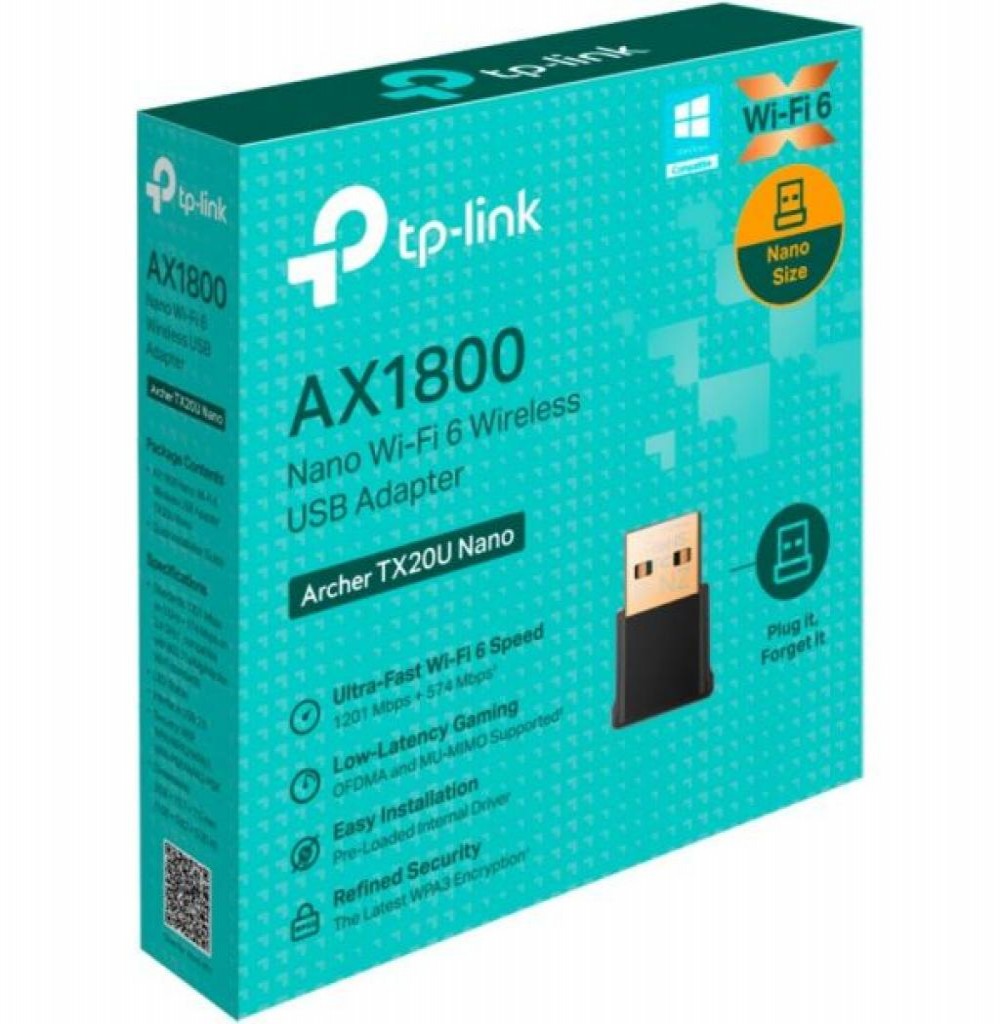 Wireless Usb Tp-Link Archer TX20U Nano AX1800
