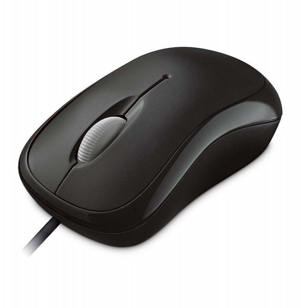 Mouse Microsoft Basic Optical 4YH-00005 - Preto