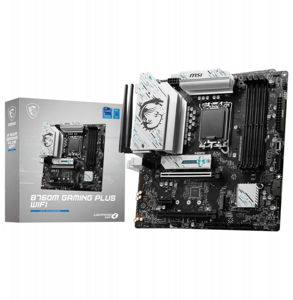 Placa Mãe Intel (1700) Msi B760M Gaming Plus Wifi DDR5