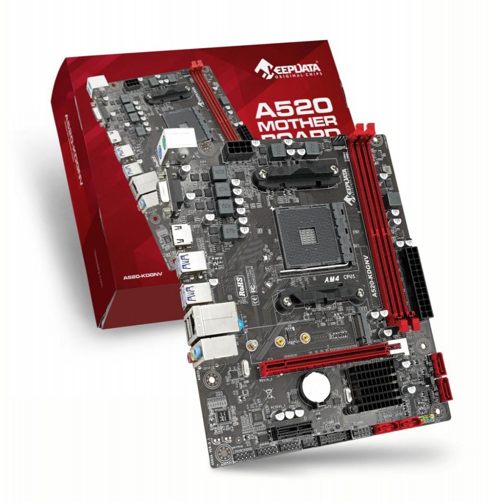 Placa Mãe AMD (AM4) Keepdata A520-KDGNV DDR4 HDMI/NVME