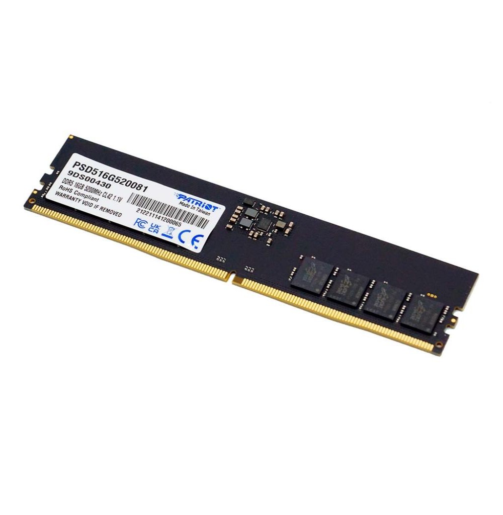 Memória DDR5-16GB 5200 Patriot Signature PSD516G520081