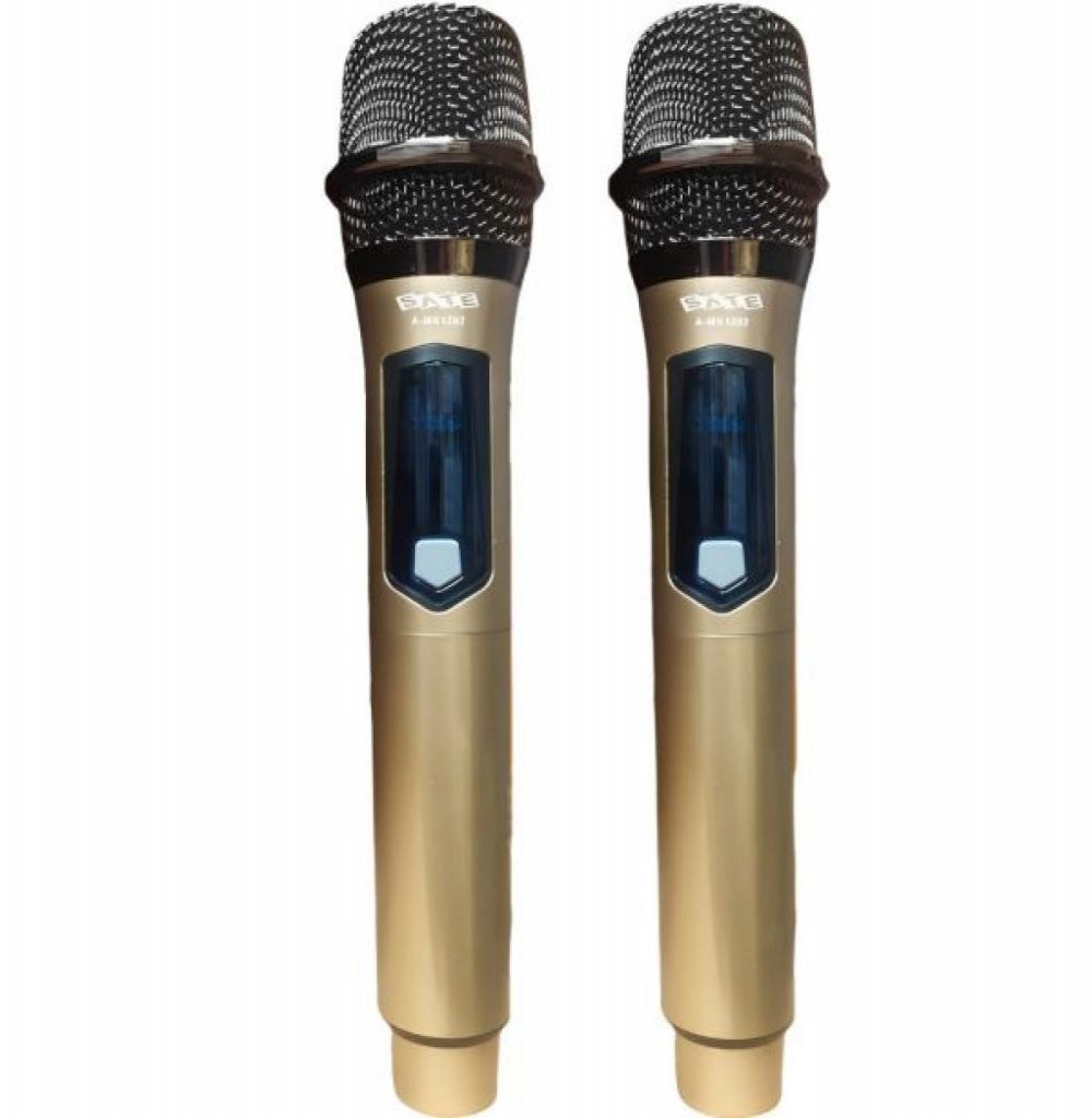 Microfone Satellite A-MK1202 Dourado S/Fio