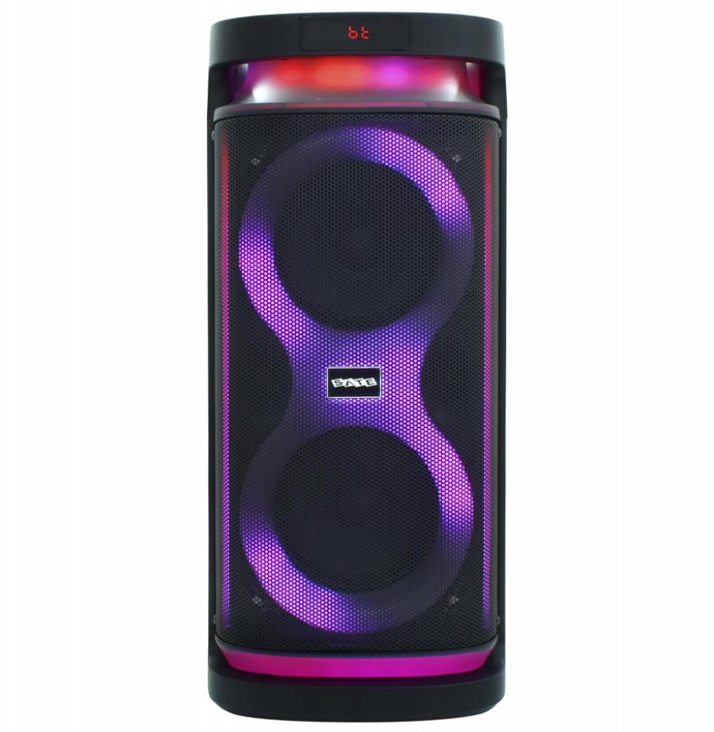 Caixa de Som Satellite AS-L623 2x6.5"Bt/Usb/TF/FM/ 1 Microfone