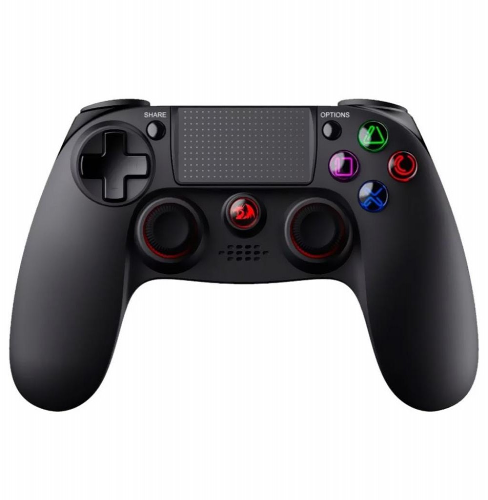 Controle Pc/Ps4 Redragon G818 Juno  S/Fio Preto