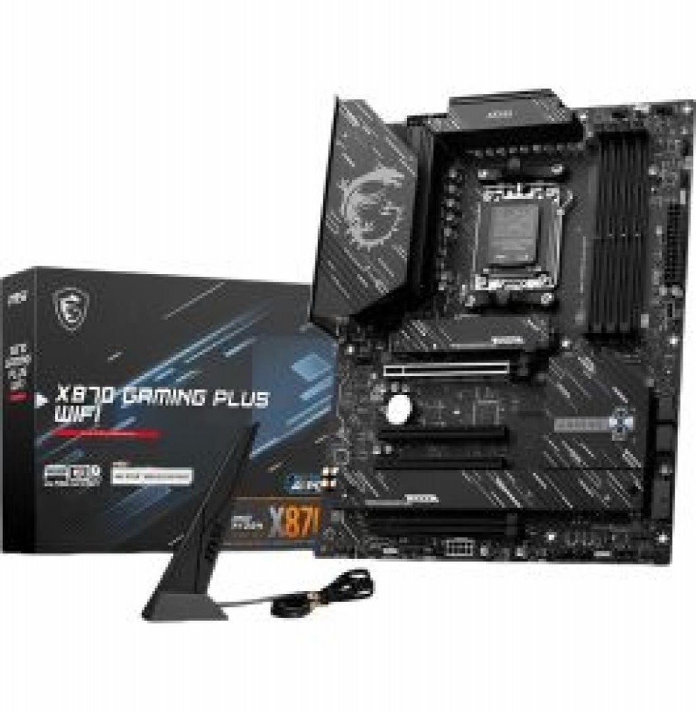 Placa Mãe AMD (AM5) Msi X870 Gaming Plus Wifi DDR5 Placa Mãe AMD (AM5) Msi X870 Gaming Plus Wifi DDR5