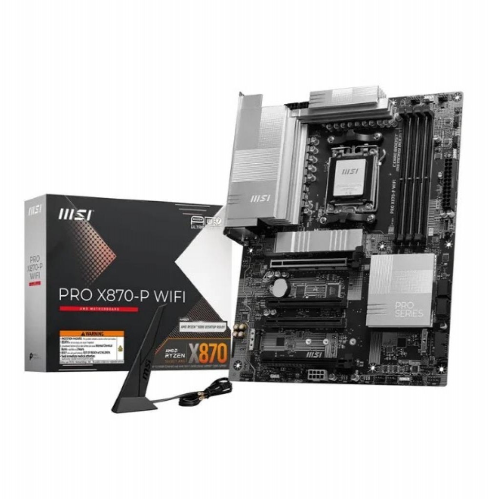 Placa Mãe AMD (AM5) Msi X870-P Pro Wifi DDR5 Placa Mãe AMD (AM5) Msi X870-P Pro Wifi DDR5