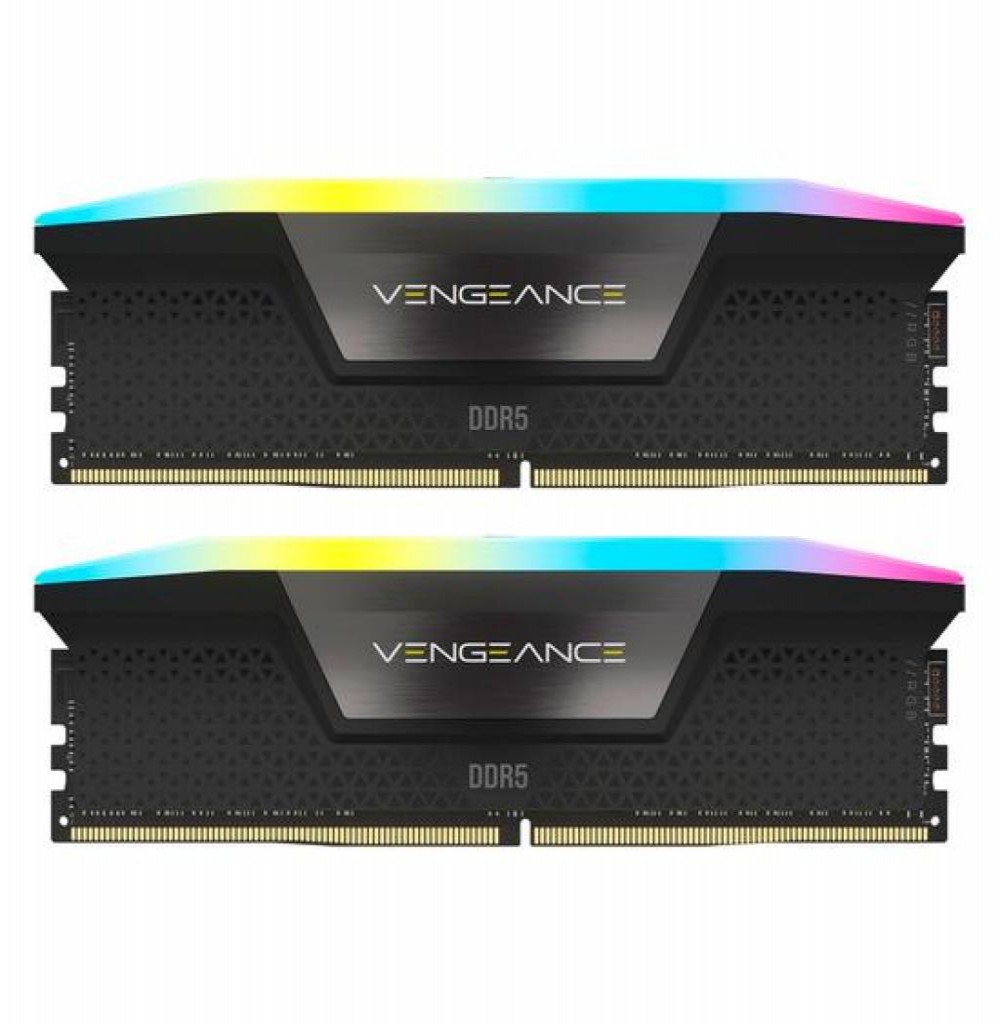 Memória DDR5-96GB 5200 Corsair Vengeance RGB Kit 2X48 CMH96GX5M2B5200