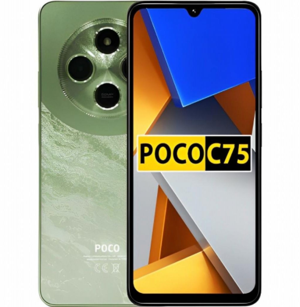 Celular Xiaomi Poco C75 6/128GB Verde Br Global