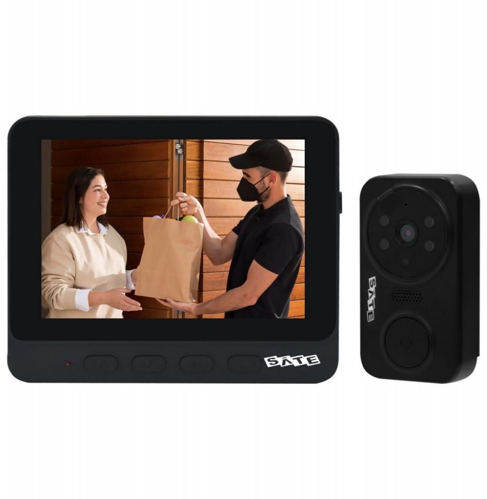 Video Porteiro Satellite A-DB24 4.3" Smart Home