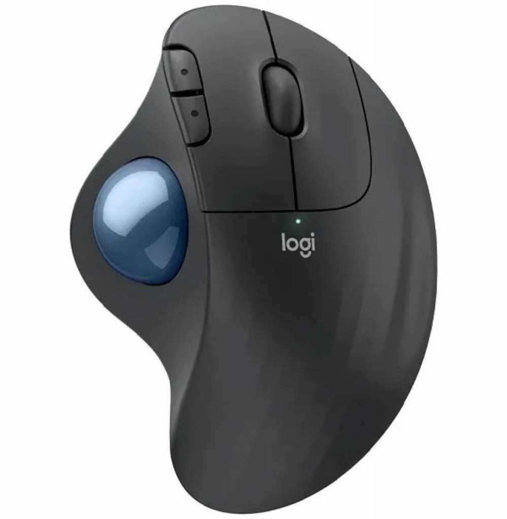 Mouse Logitech M575S Ergo Preto Bluetooth 910-007031
