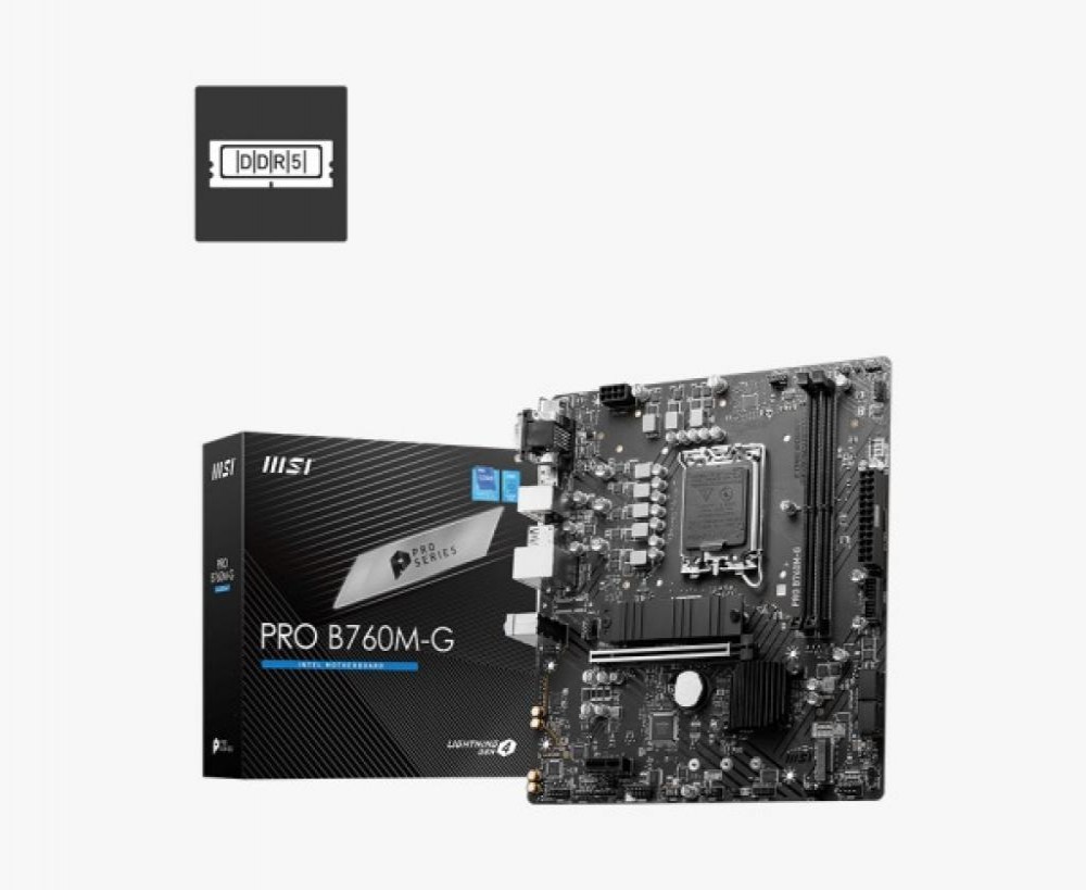 Placa Mãe Intel (1700) Msi B760M-G PRO DDR5