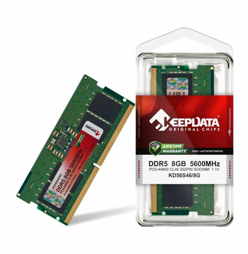 Memória Para Notebook DDR5  8GB 5600 Keepdata KD56S46/8G