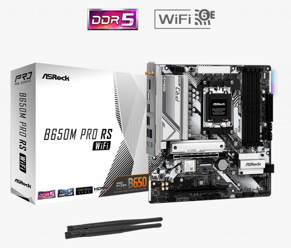 Placa Mãe Amd (AM5) Asrock B650M Pro RS DDR5 Wifi