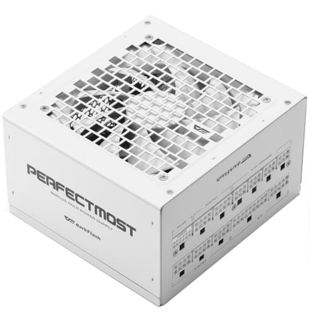 Fonte 850W Darkflash PMT850 80 Plus Gold Branca