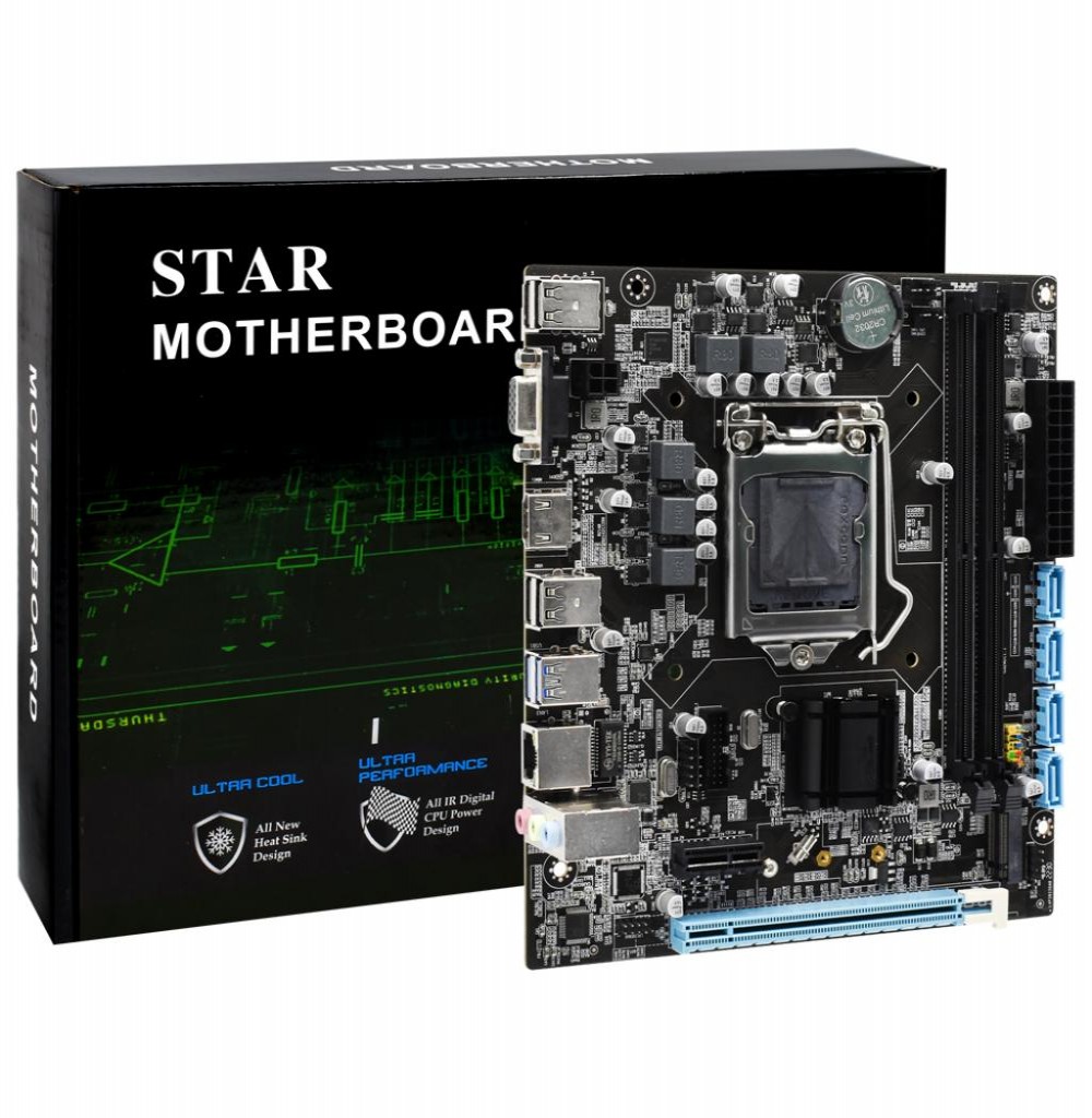 Placa Mãe Intel (1151) Star H110 (TG-H110G329) DDR4 Nvme