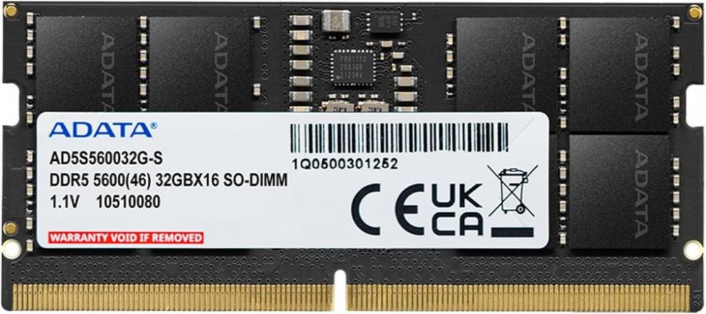 Memória Para Notebook DDR5 32GB 5600 Adata AD5S560032G-S