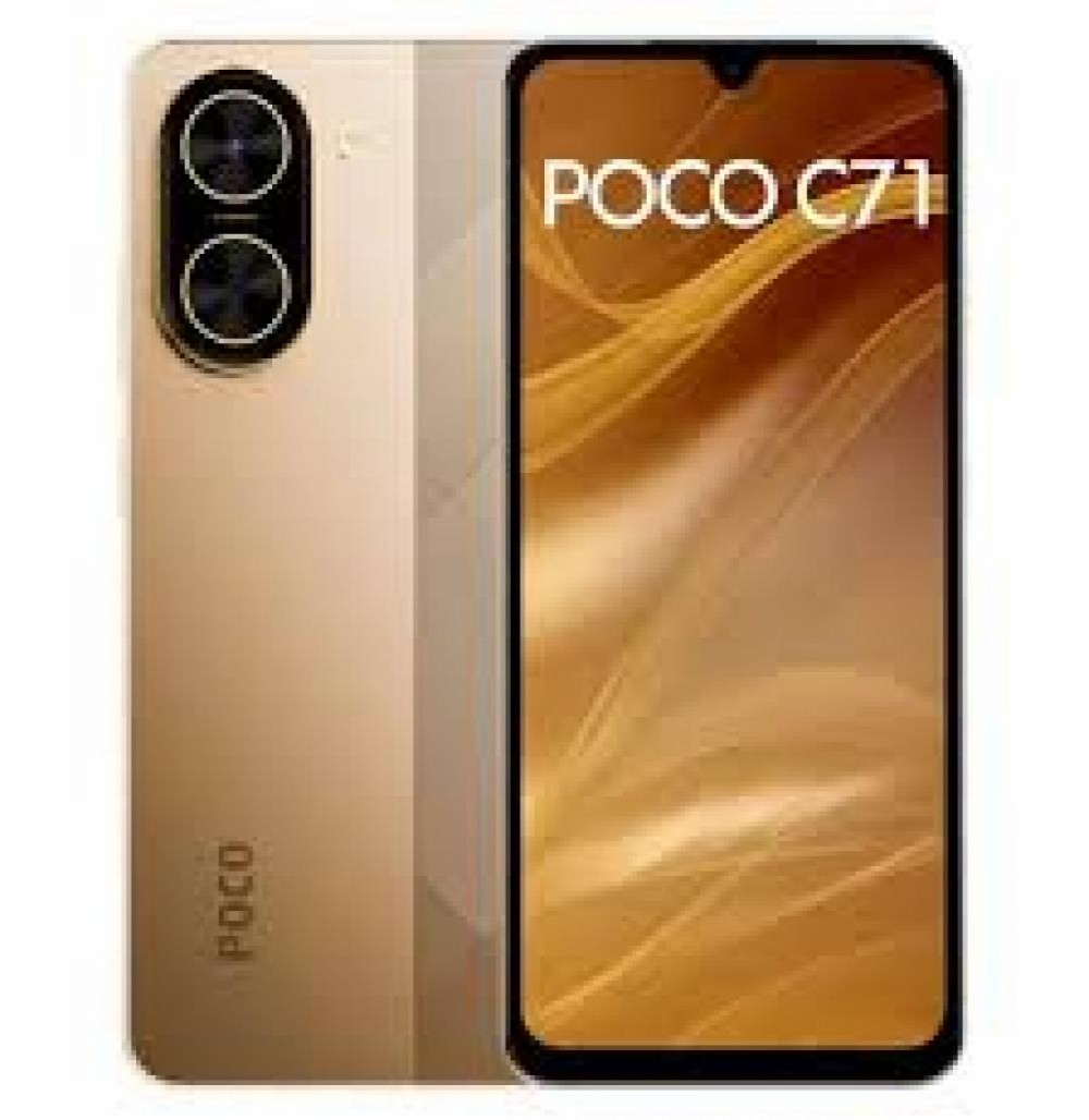 Celular Xiaomi Poco C71 4/128GB Gold (Global)
