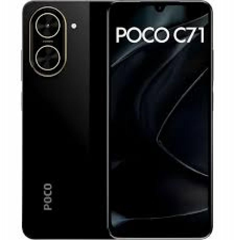 Celular Xiaomi Poco C71 4/128GB Preto (Global)