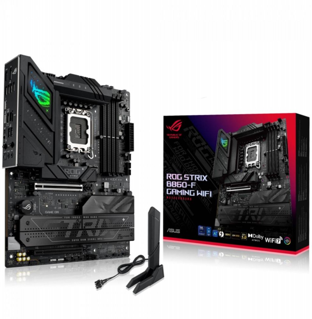 Placa Mãe Intel (1851) Asus B860-F Rog Strix Gaming Wifi 90MB1JG0-M0EAY0