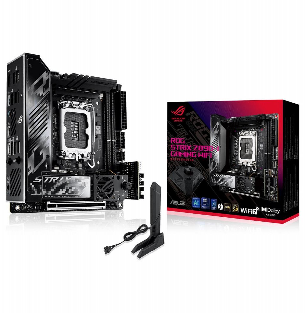 Placa Mãe Intel (1851) Asus Z890-I ROG Strix Gaming Wifi 90MB1IC0-M0EAY1