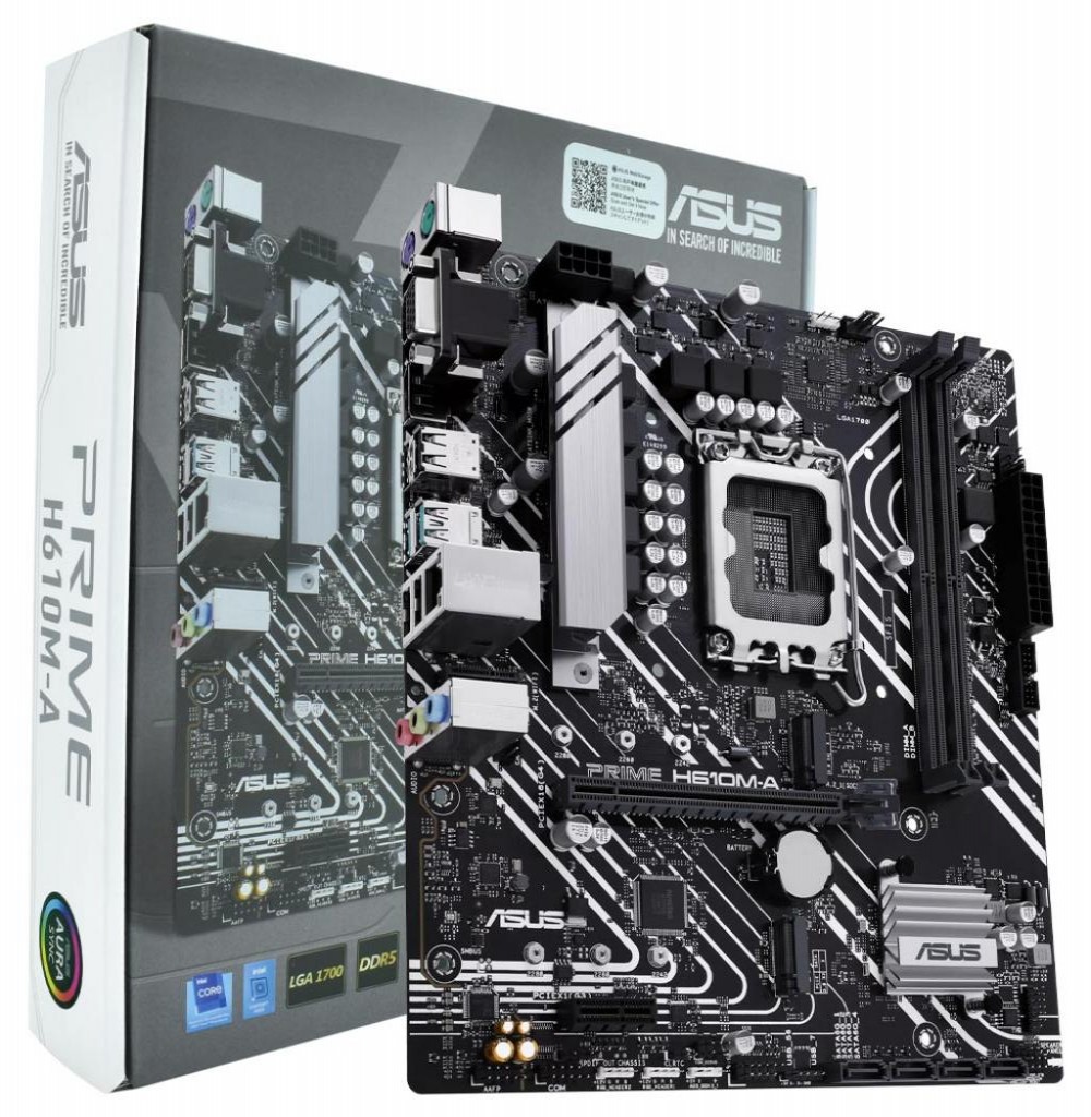 Placa Mãe  Intel (1700) Asus H610m-A Prime Ddr5 Wifi