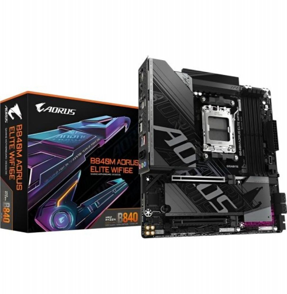 Placa mãe Amd (Am5) Gigabyte B840m Aorus Elite Wifi6 Ddr5