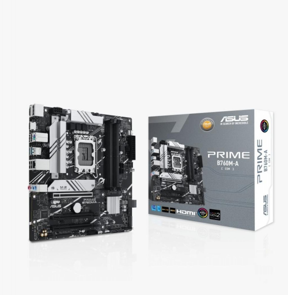 Placa mãe Intel (1700) Asus B760m-A-Csm Ddr5