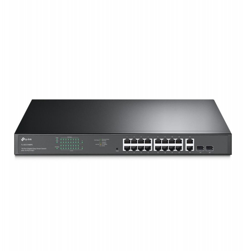 Hub 18 Portas Tp-Link TL-SG1218MPE 16 POE+