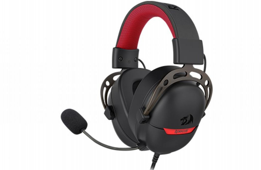 Fone Redragon Aurora H376br Usb Preto