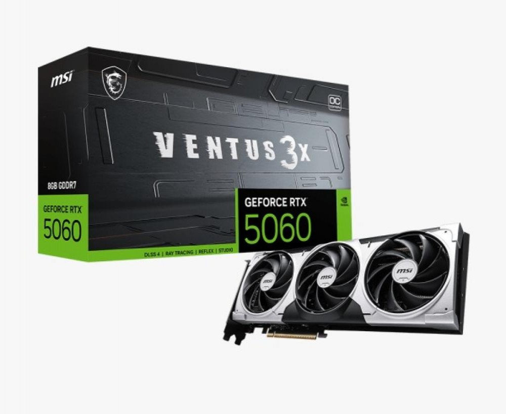 Placa De Vídeo 8GB Exp. Gf-Rtx5060 Msi Msi Ventus 3x Oc 912-V537-035