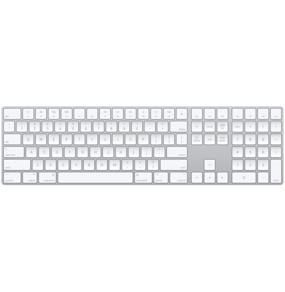  Teclado Bt Apple Magic MXCJ3LL/A Ingles Branco