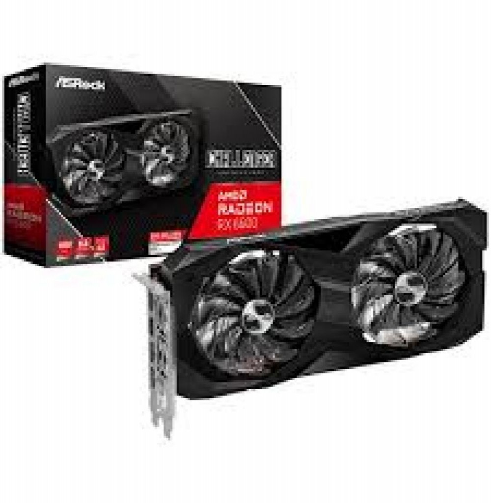 Placa de Vídeo 8GB EXP. RX6600 Asrock Challenger D 90-GA2RZZ-00UAN