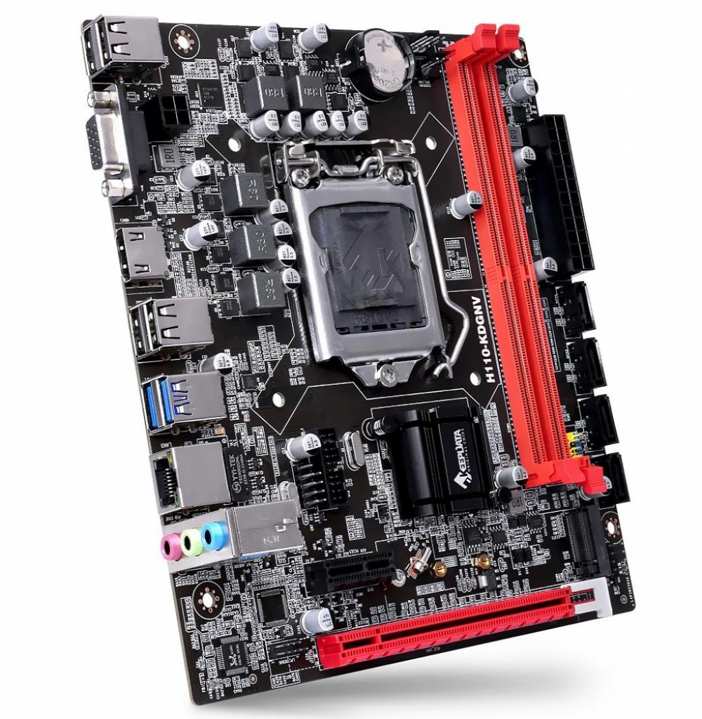 Placa mãe Intel (1151) Keepdata H110-KDGNVP5 Ddr4 HdmiMI Nvme