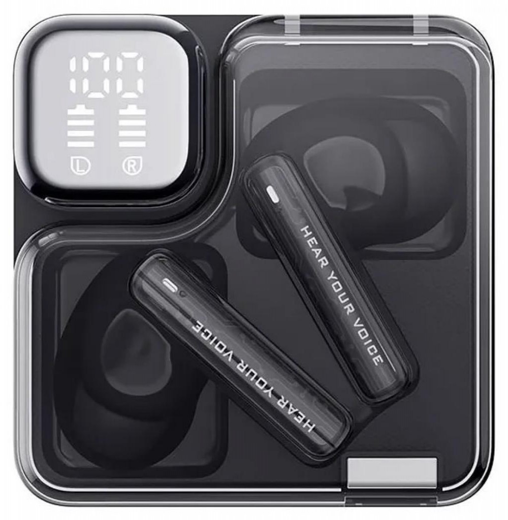 Fone Qcy Melobuds Neo BH24QT31A True Preto     Fone Qcy Melobuds Neo BH24QT31A True Preto