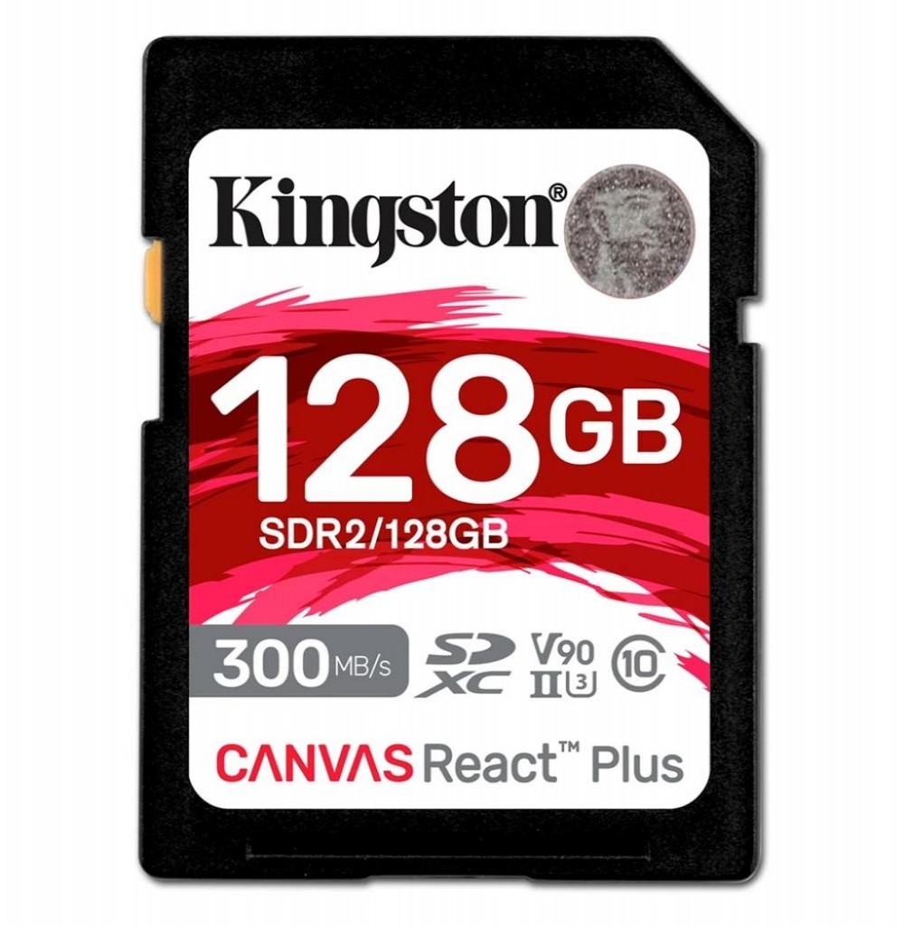 Cartão de Memória SD 128GB Kingston Canvas Plus SDR2 300MB