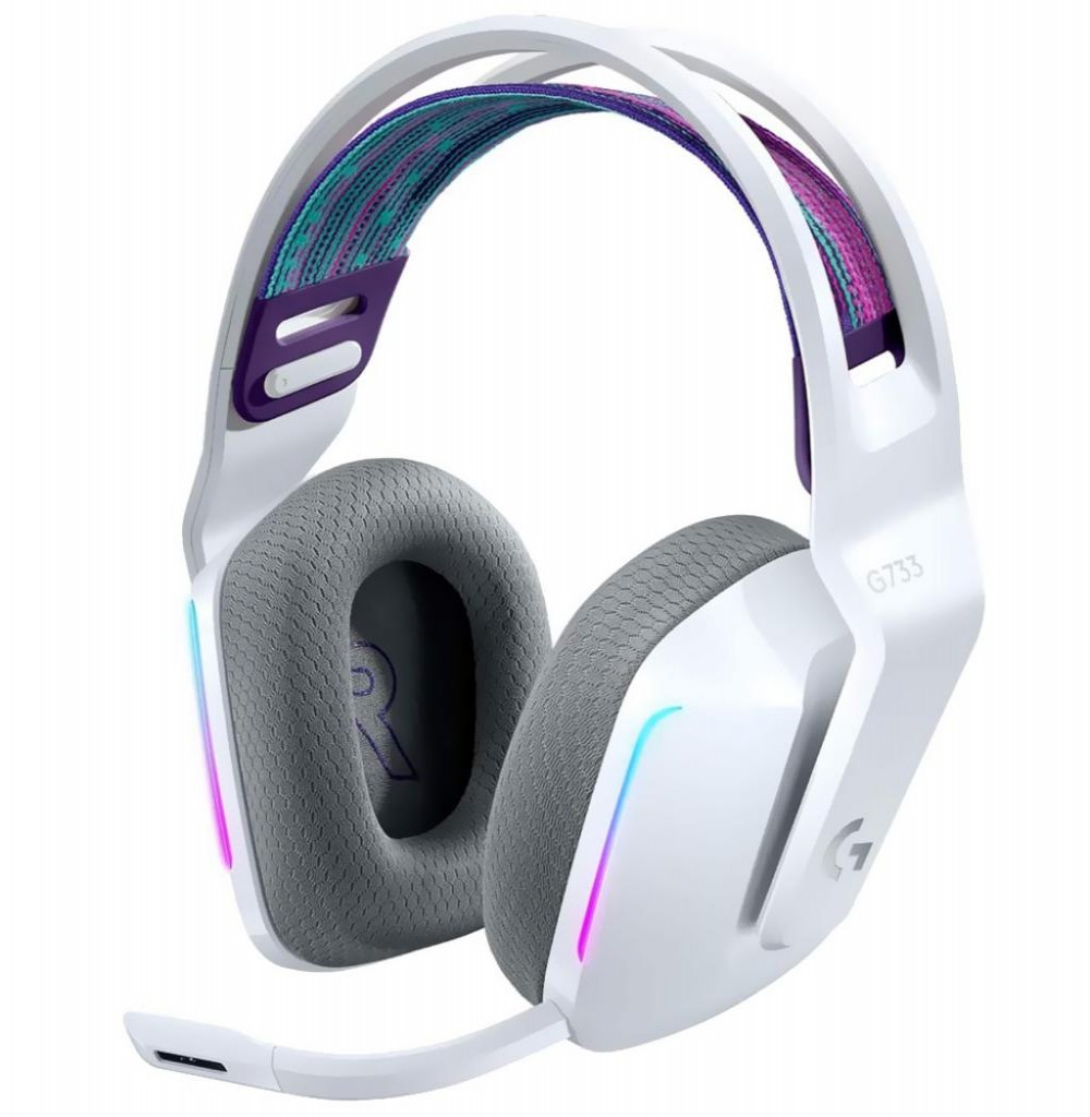 Fone Logitech G733 Gaming Branco S/Fio 981-000882