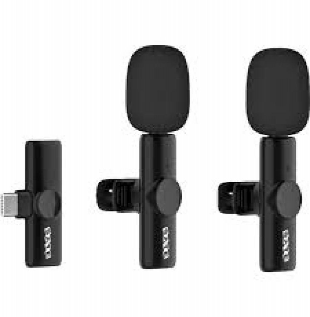 Microfone Satellite Lapela A-MK231 USB-C S/FIO 2MC 2 Microfones
