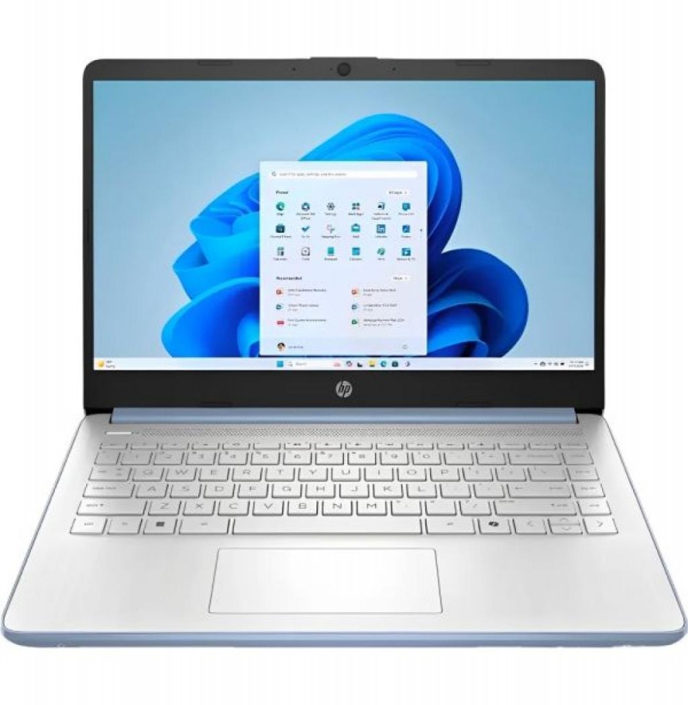 Notebook Hp 14-DQ6012DX Cel N150/4/128/14" Azul