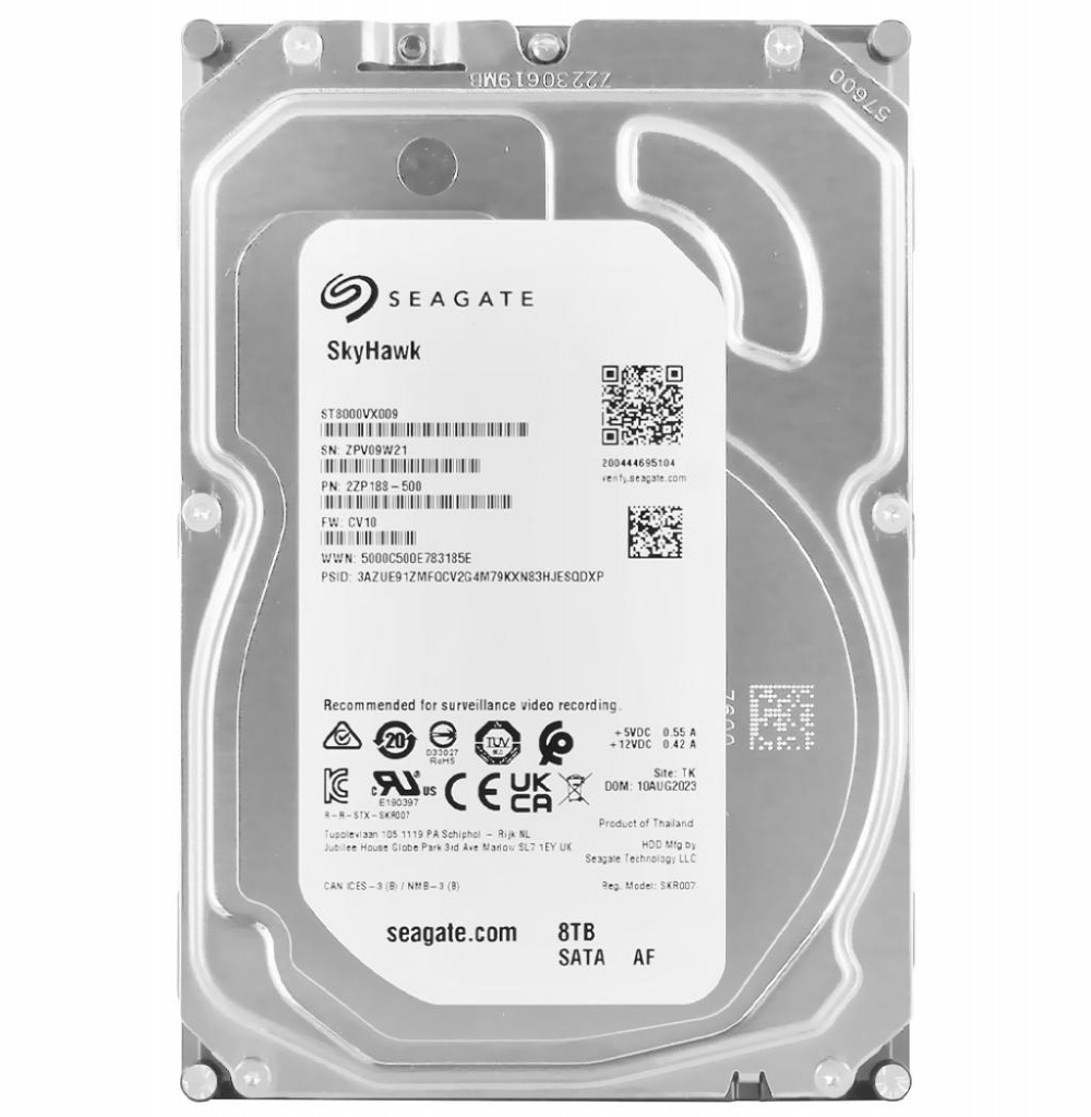 HD SATA3   8TB Seagate SKYHAWK ST8000VX009