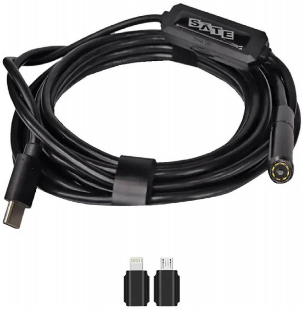 Câmera Boroscópio Articulada Satellite para Smartphone 1M A-GL931  Câmera Boroscópio Articulada Satellite para Smartphone 1M A-GL931