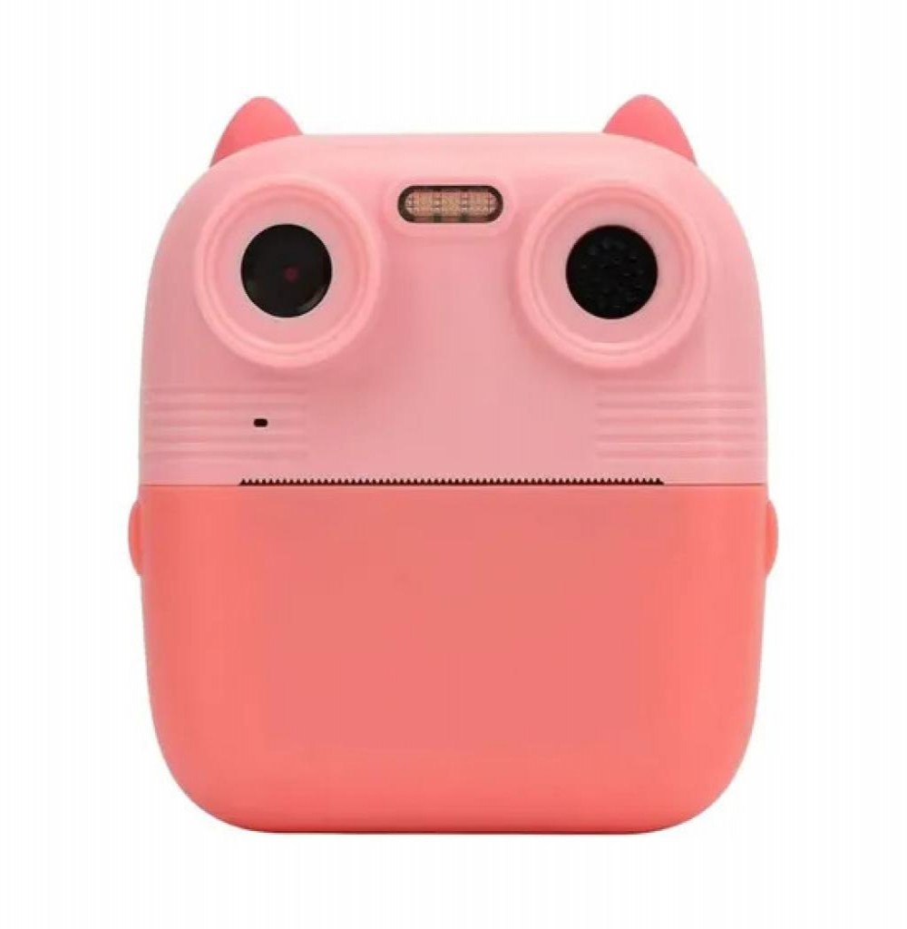 Câmera Infantil Com Impressora Sate A-DV916 Rosa