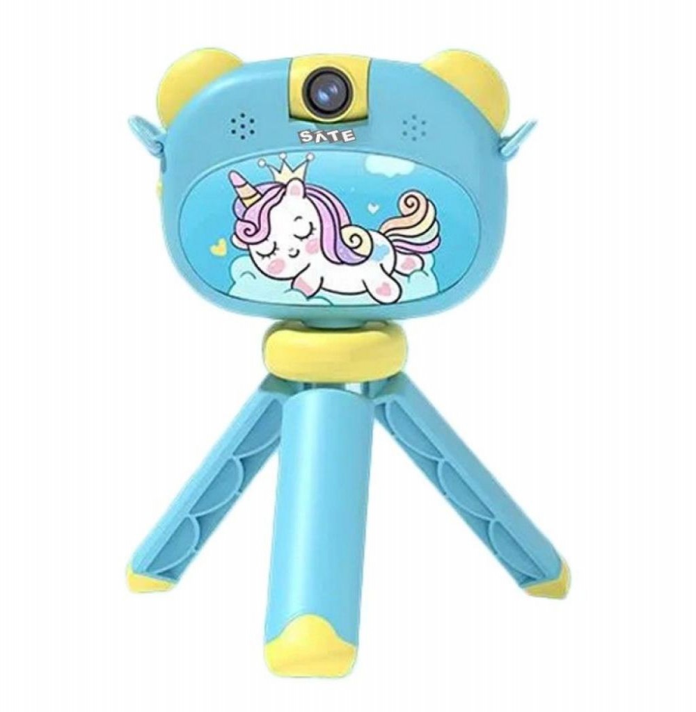 Câmera Infantil Sate A-DV1005 Azul com Tripé