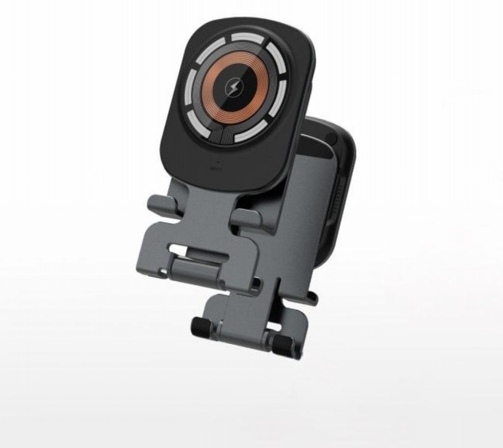 Suporte Para Celular + Carregador Sem Fio para Carro Sate A-MP70