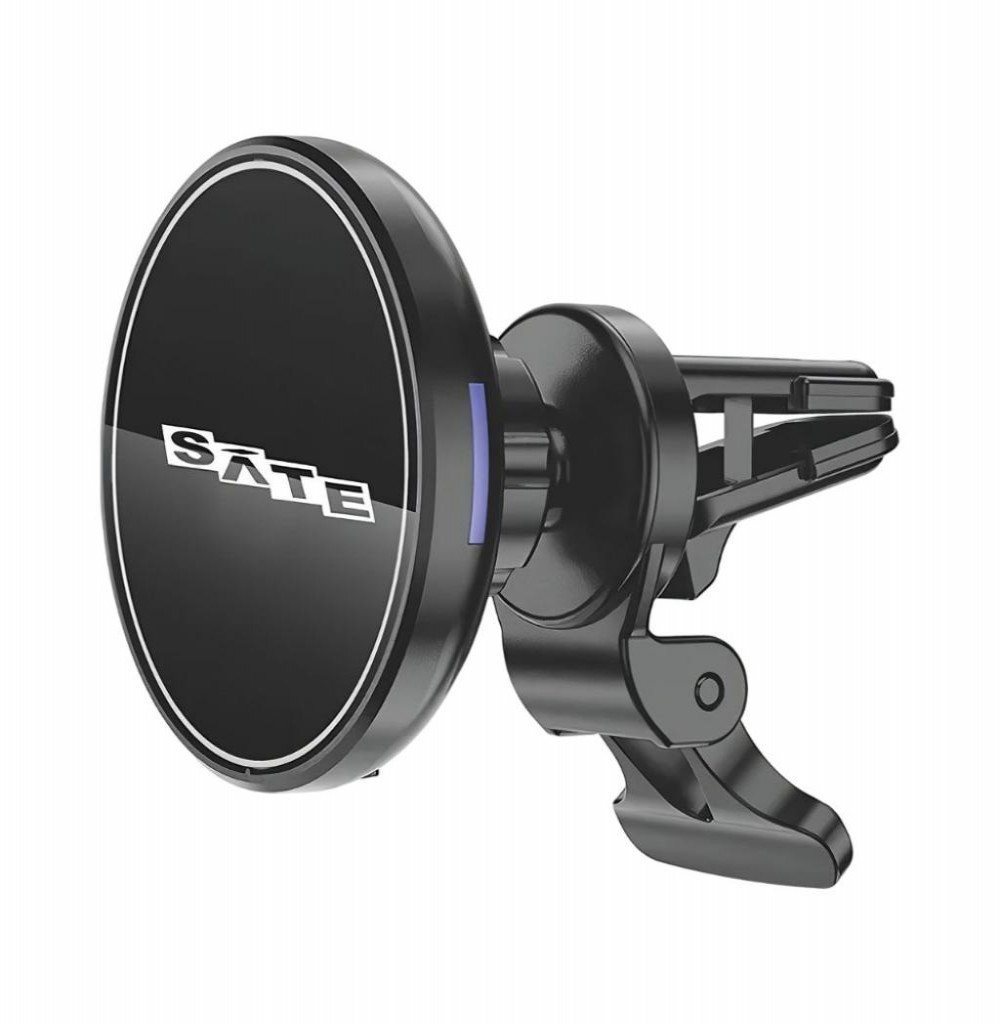 Suporte Para Celular + Carregador Sem Fio para Carro Sate A-MP72