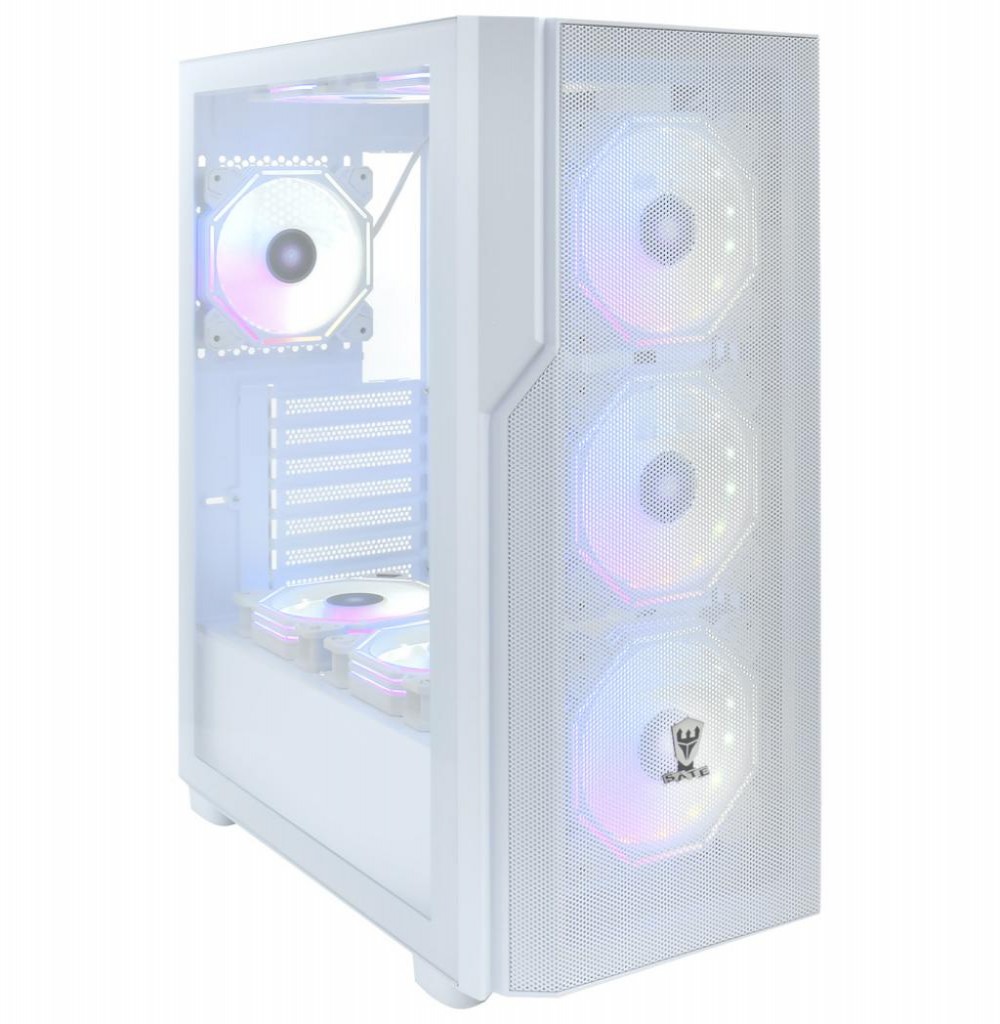 Gabinete Satellite K32 Branco Com 8 Coolers E-ATX