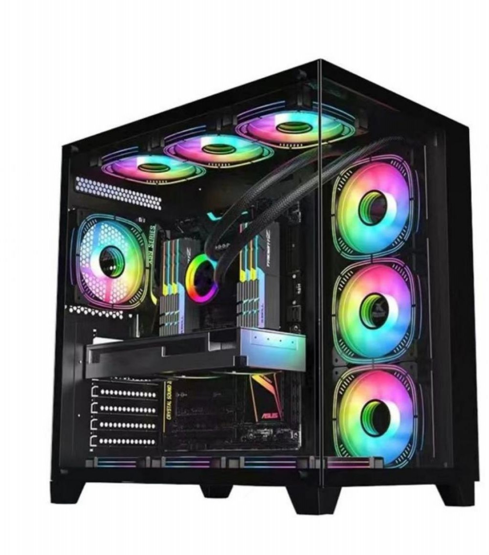 Gabinete Satellite K896 Preto Com 4 Coolers E-ATX