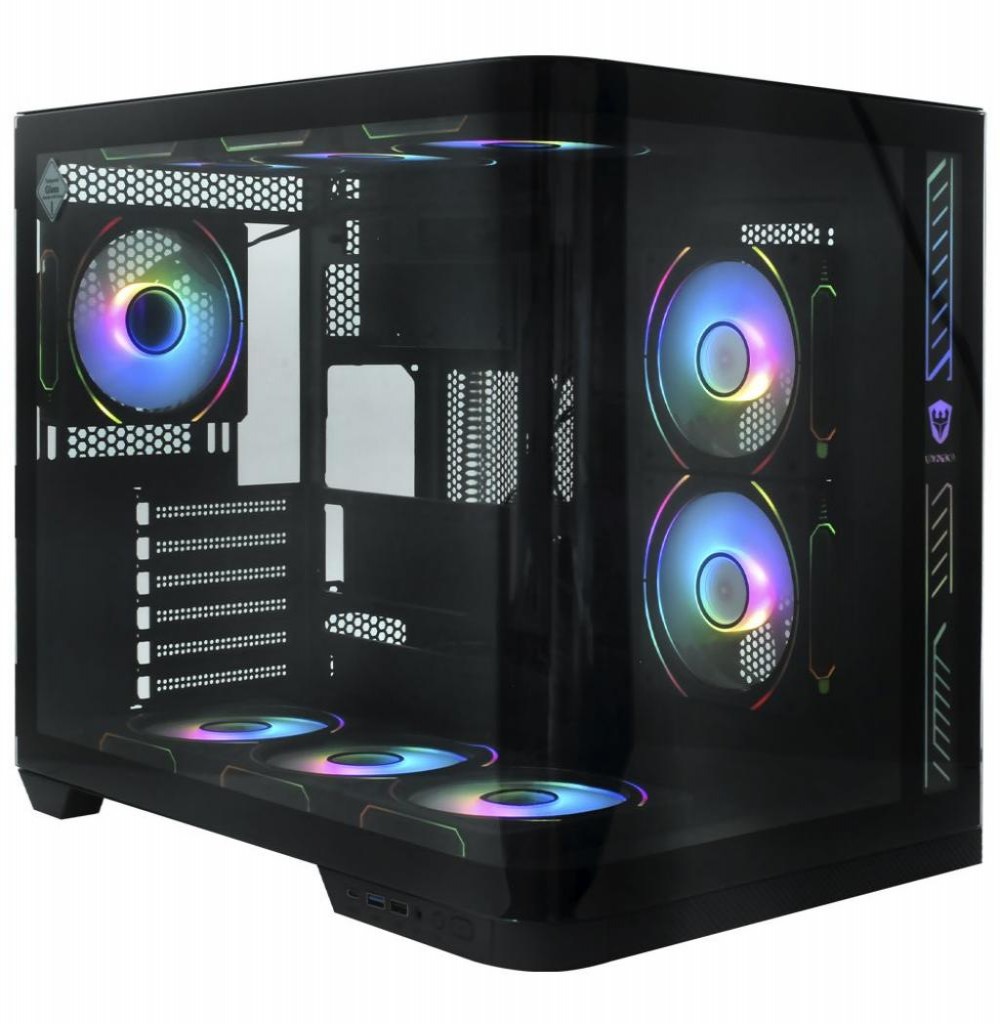 Gabinete Satellite K910 Preto Com 9 Cooler ATX/M-ATX/ITX Gabinete Satellite K910 Preto Com 9 Cooler ATX/M-ATX/ITX