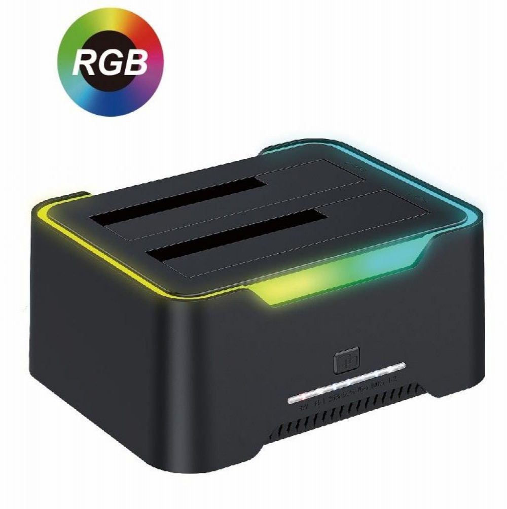 Dockstation Para HD 2.5"/3.5" Sate AX237 10TB USB3.0