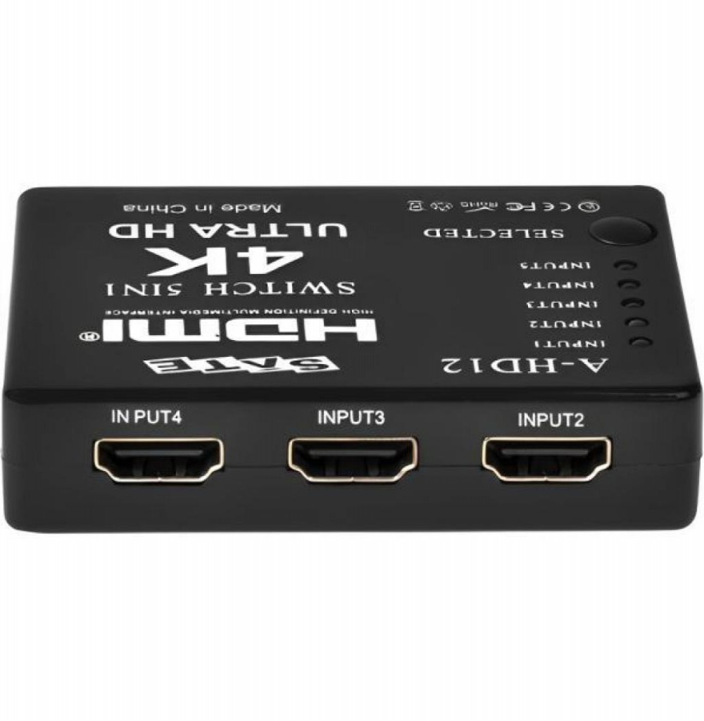 Adaptador Switch Hdmi Satellite 5X1 A-HD12 Adaptador Switch Hdmi Satellite 5X1 A-HD12