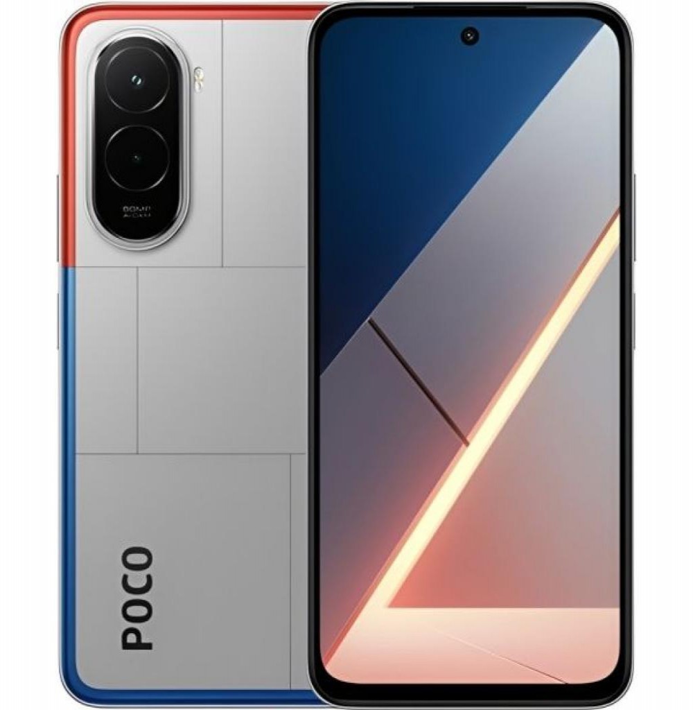 Celular Xiaomi Poco M7 8/256GB Silver BR Global
